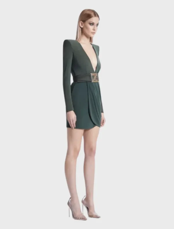 Zhivago Launch Approval Mini Dress - Khaki< Mini Dresses