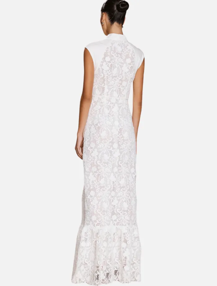 layan_lace_dress__white_4.webp Sonya Layan Lace Dress - White< Casual Dresses