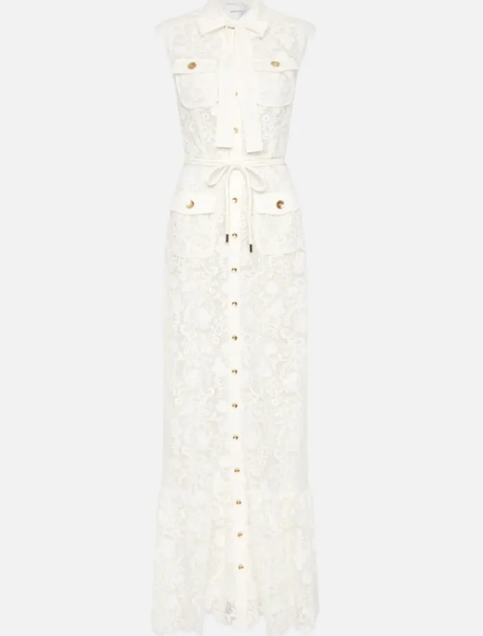 layan_lace_dress__white_5.webp Sonya Layan Lace Dress - White< Casual Dresses
