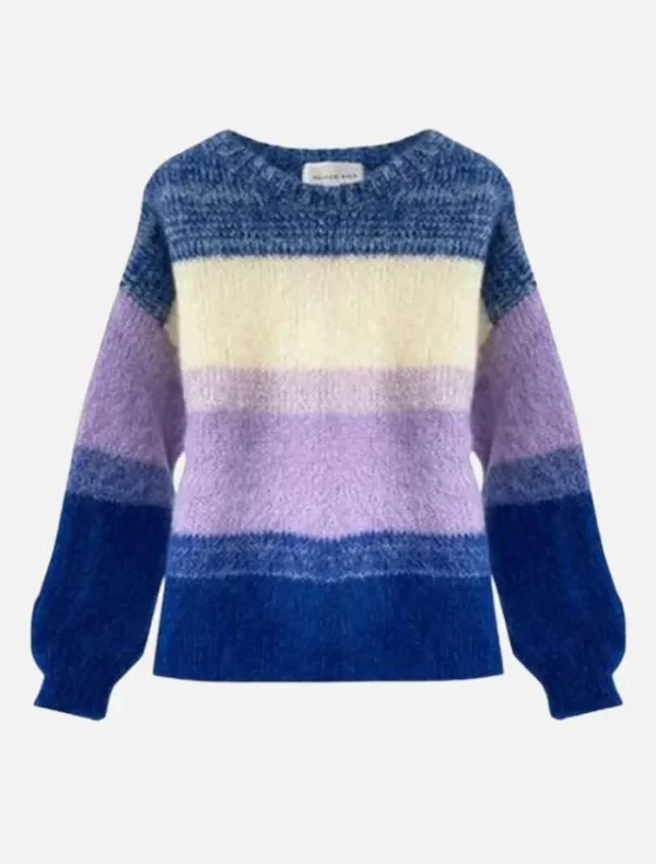 Maison Anje LeCarter Sweater - River< Irregular | Knitwear