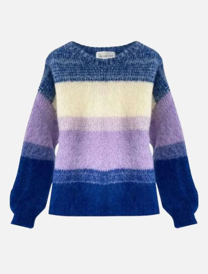 lecarter_sweater__river_0.webp Maison Anje LeCarter Sweater - River< Irregular | Knitwear