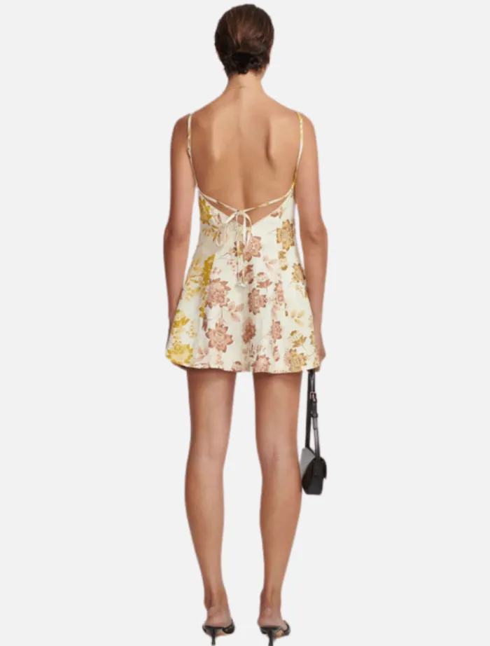 lucy_mini_dress__golden_n_4.webp Hansen & Gretel Lucy Mini Dress - Golden Nectar< Mini Dresses