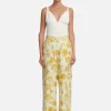 Hansen & Gretel Luna Wide Leg Pant - Golden Nectar< Pants | Shirts