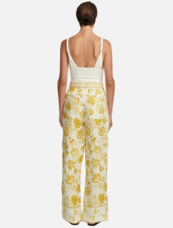Hansen & Gretel Luna Wide Leg Pant - Golden Nectar< Pants | Shirts