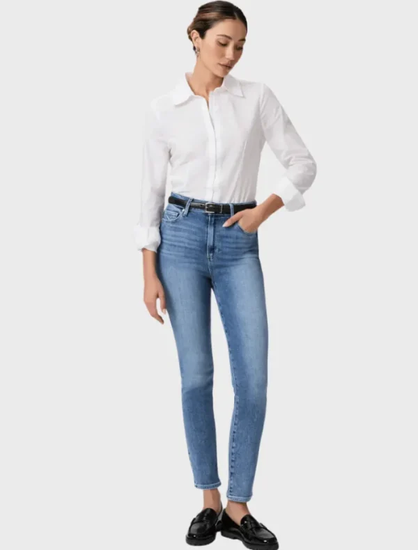 PAIGE Margot Skinny - Limo< Casual Dresses | Denim