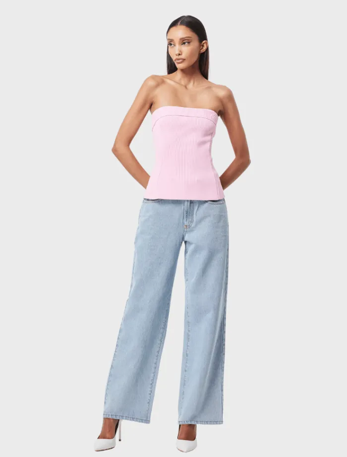 monaco_bustier__pink_2.webp Mossman Monaco Bustier - Pink< Skirts | Shirts