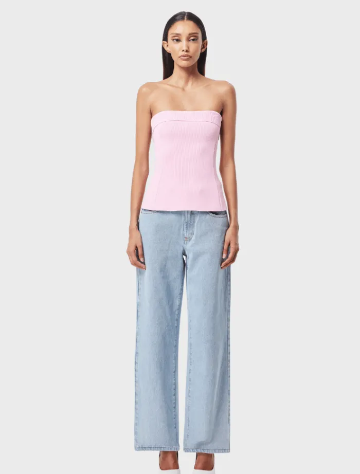 monaco_bustier__pink_6.webp Mossman Monaco Bustier - Pink< Skirts | Shirts
