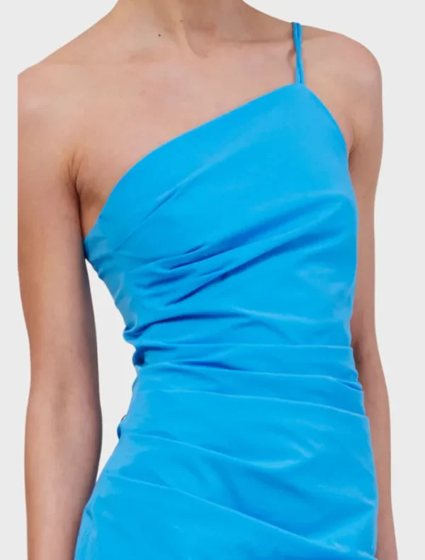 Suboo Montie One Shoulder Mini Dress - Blue< Casual Dresses | Mini Dresses
