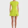 Eliya The Label Myah Dress - Lime< Casual Dresses | Mini Dresses