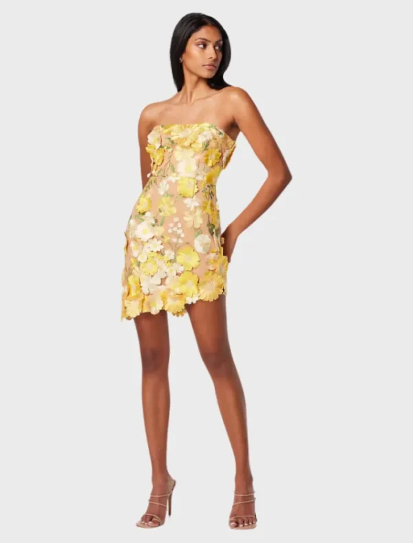 Elliatt New Age Dress - YellowMulti< Mini Dresses