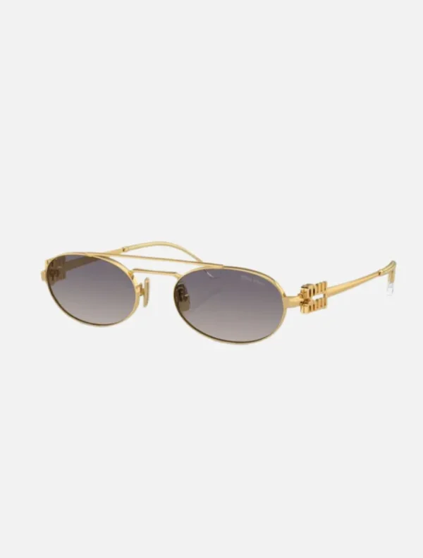 Miu Miu OMU54ZS Sunglasses - Pale Gold< Sunglasses