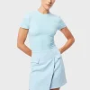 Mossman On My Way Mini Skirt - Mist Blue< Mini Dresses | Skirts