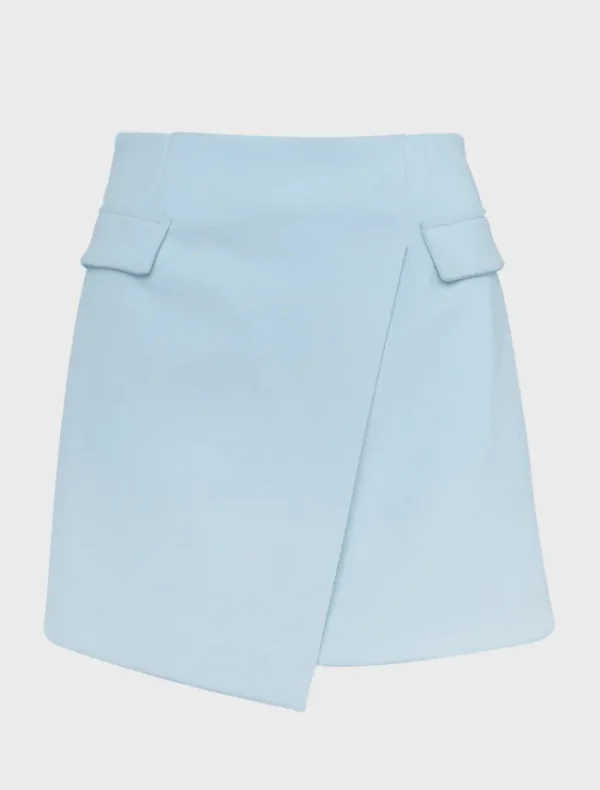 Mossman On My Way Mini Skirt - Mist Blue< Mini Dresses | Skirts