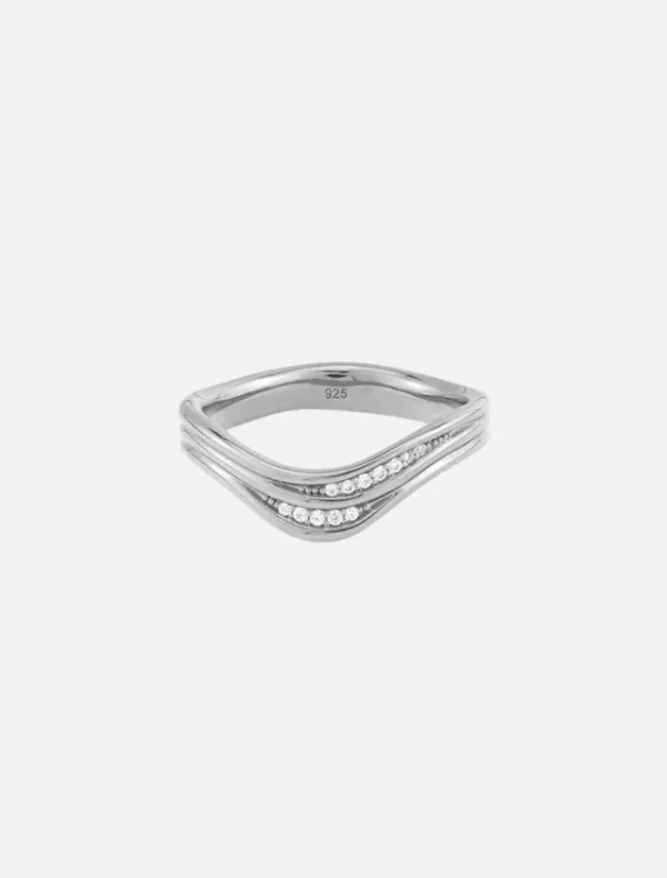 Jolie and Deen Paulina Ring -Silver< Rings