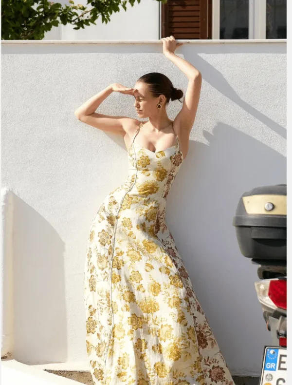 Hansen & Gretel Pepper Maxi Dress - Golden Nectar< Casual Dresses | Midi Dresses