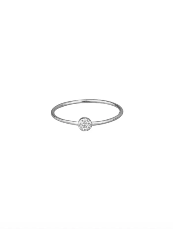 Jolie and Deen Petite Circle Ring - Silver< Rings