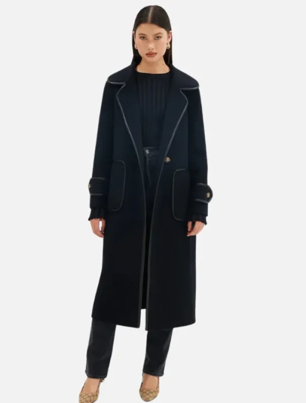 Bubish Piper Coat - Black< Casual Dresses | Wool Coat