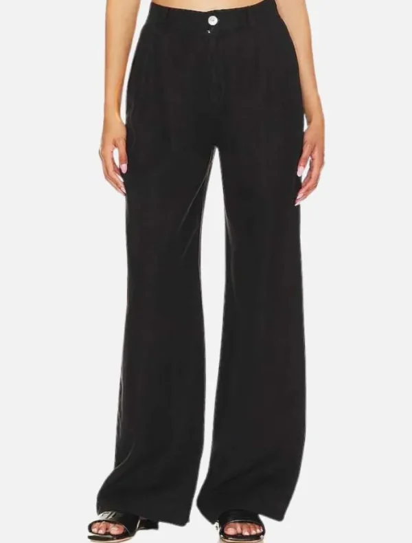 Bella Dahl Pleated Wide Leg Trousers -< Pants | Tops