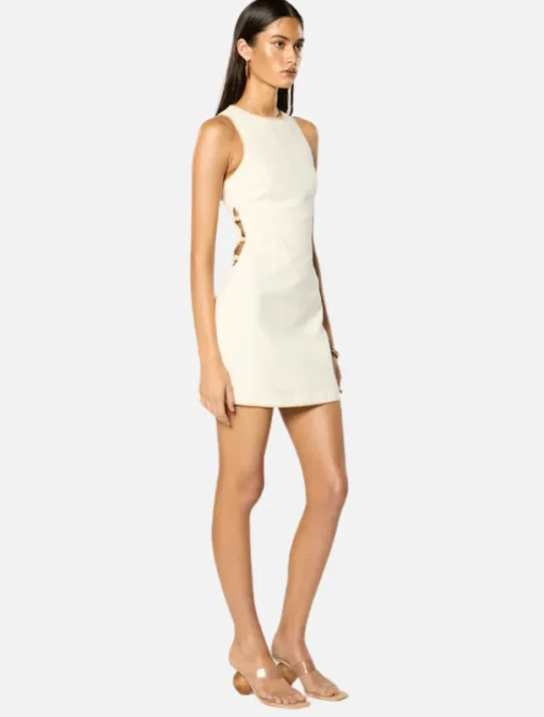 Winona Poem Short Dress - White< Casual Dresses | Mini Dresses