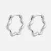 Jolie and Deen Rebecca Sleepers - Silver< Earrings