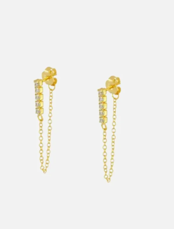 Insurge Clothing Rhodes Earrings - Gold< Earrings