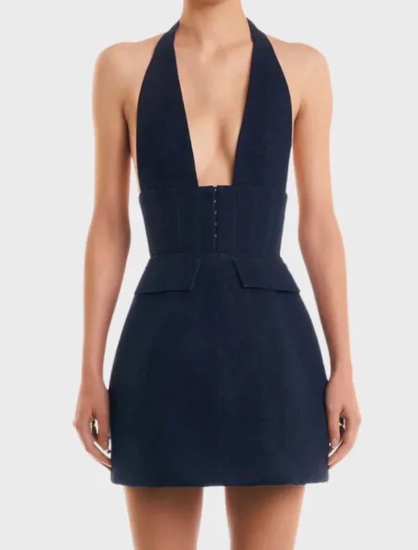 Eliya The Label Roberta Dress - Denim< Casual Dresses | Mini Dresses