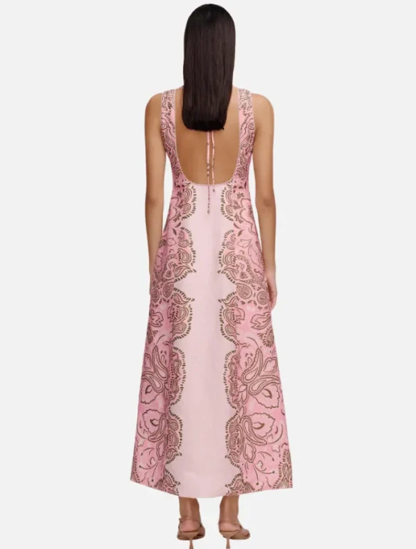 Hansen & Gretel Robyn Midi Dress - Light Pink Fiesta< Casual Dresses | Midi Dresses