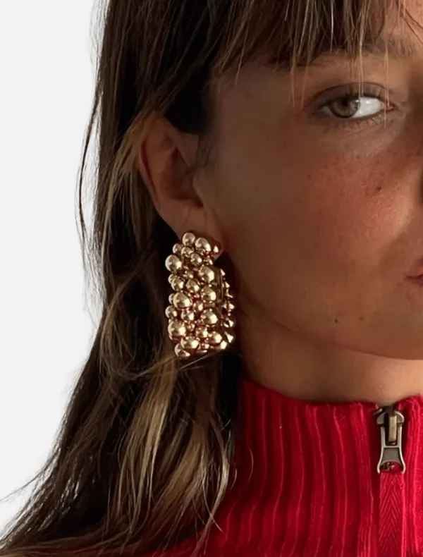 Susmie’s Rulos and Rumors Earrings - Gold< Earrings