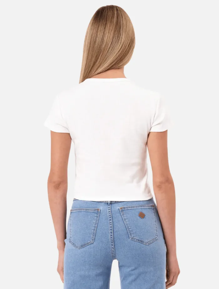 s_icon_baby_tee__white_sa_1.webp Abrand 90s Icon Baby Tee - White Sand< Shorts | Shirts