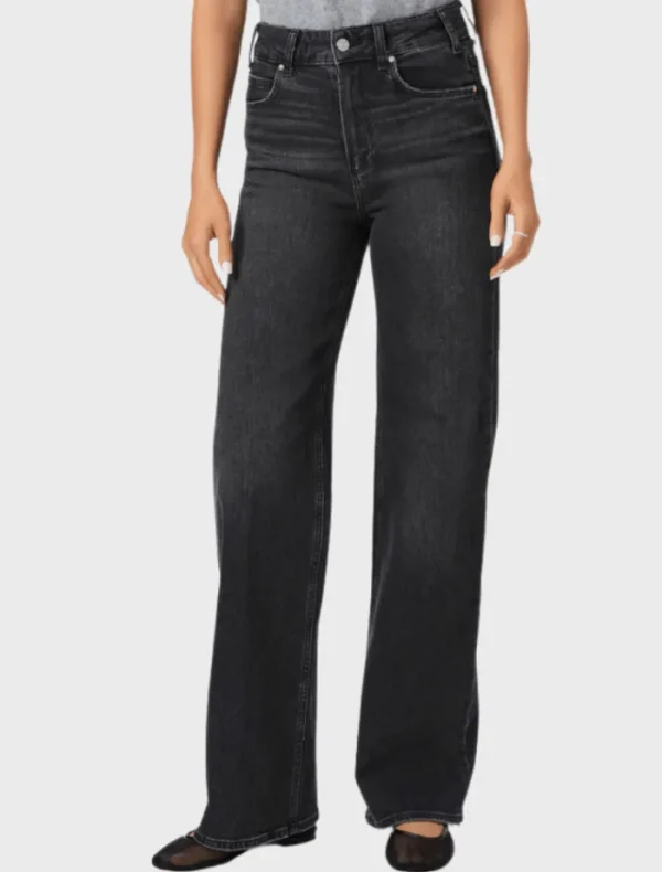 PAIGE Sasha 32 - Viper Black Distressed< Casual Dresses | Pants