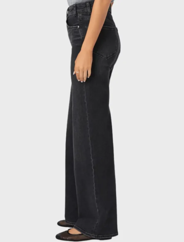 PAIGE Sasha 32 - Viper Black Distressed< Casual Dresses | Pants