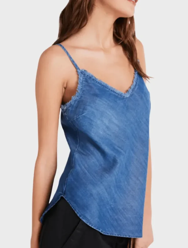 Bella Dahl Shirt Tail Button Down - Moonlit Haze Wash< Shirt Dresses | Long Sleeve Dresses