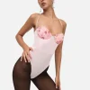 For Love & Lemons Skye Bodysuit - Pink< Shirts | Bodysuits