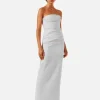Shona Joy Strapless Draped Maxi Dress - Sky< Skirts