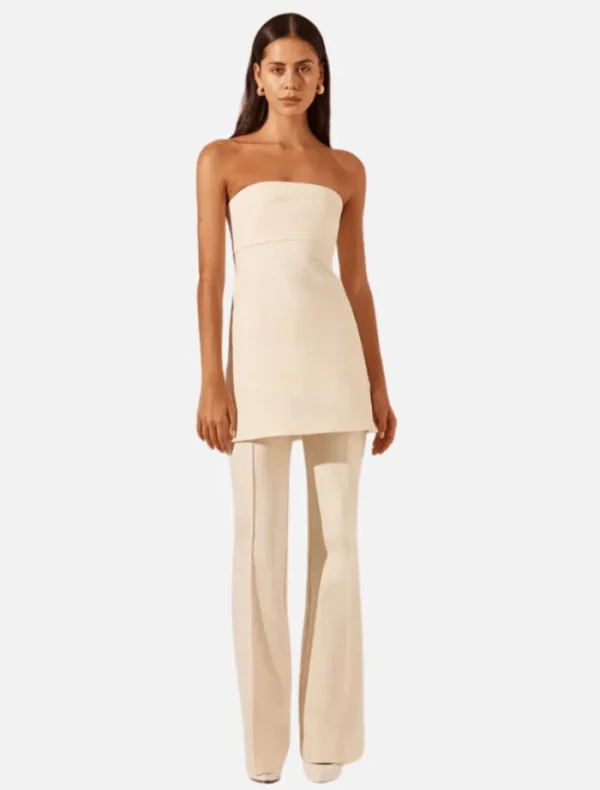 Shona Joy Strapless Mini Dress - Rice< Casual Dresses | Mini Dresses
