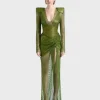 Zhivago Tales Of The Future Gown - Khaki< Fur