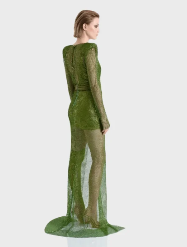 Zhivago Tales Of The Future Gown - Khaki< Fur