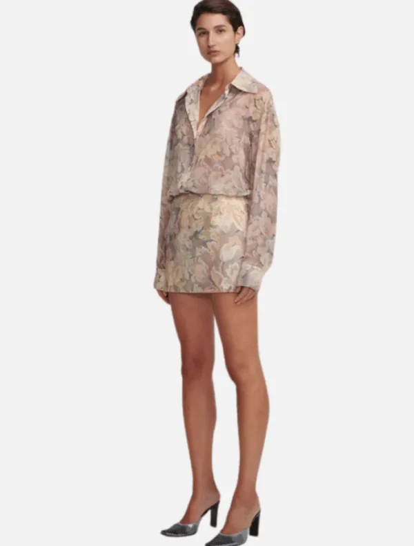 Hansen & Gretel Teller Mini Skirt - Antique Floral< Shirt Dresses | Mini Dresses