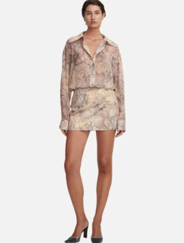 Hansen & Gretel Teller Mini Skirt - Antique Floral< Shirt Dresses | Mini Dresses