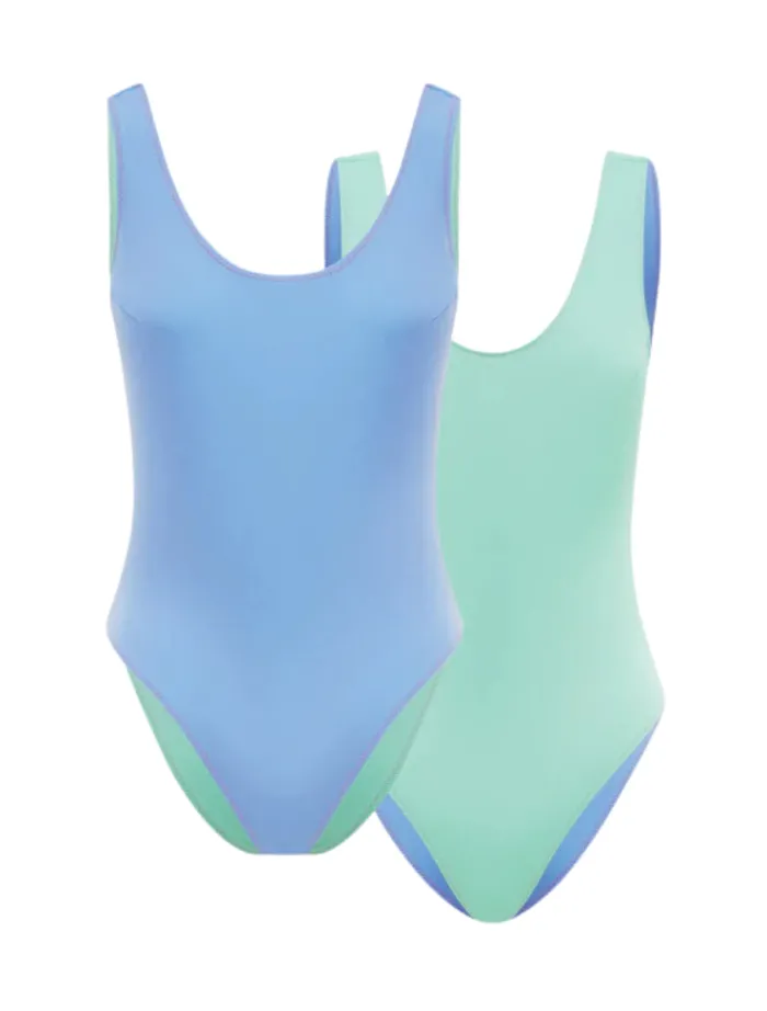 the_contour_revo_one_piec_1.webp It's Now Cool The Contour Revo One Piece - Vista / Tiffany< Swimwear