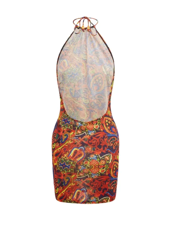 It's Now Cool The Halter Mini Dress - Babushka< Mini Dresses