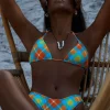 It's Now Cool The High Curve Pant - Cuadros< Pants | Swimwear