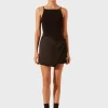 Shona Joy Tuxdeo Wrap Mini Skirt - Black< Skirts