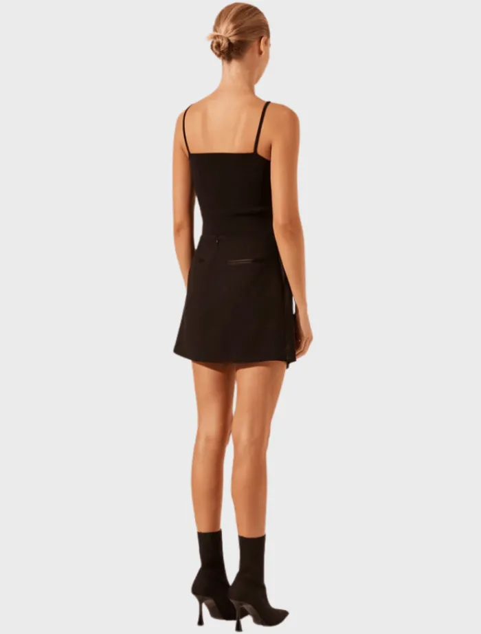 tuxdeo_wrap_mini_skirt__b_3.webp Shona Joy Tuxdeo Wrap Mini Skirt - Black< Skirts