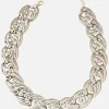 Insurge Clothing Twist Chain Choker - Silver< Necklaces