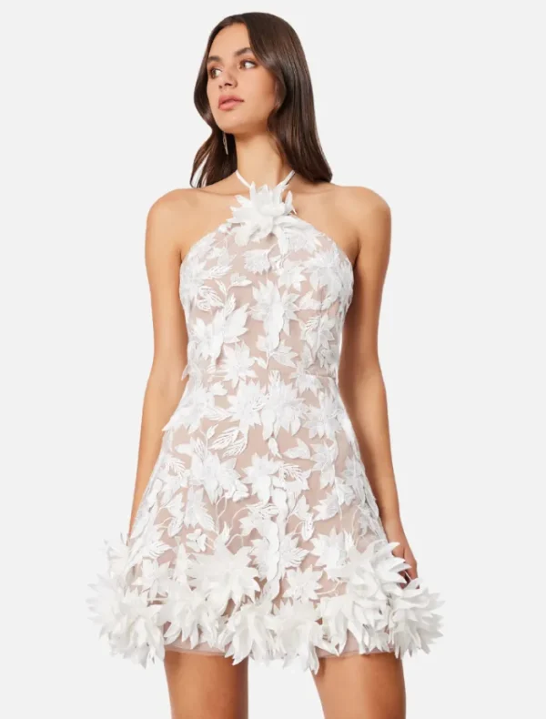 Elliatt Valentina Mini Dress - Ivory< Mini Dresses | Bras / Briefs