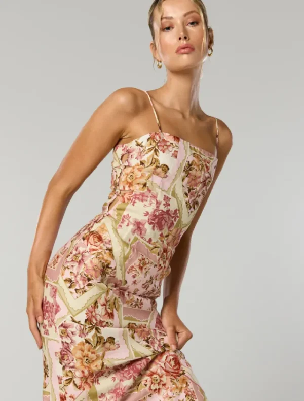 Winona Vaughn Midi Dress - Vintage Floral< Casual Dresses | Midi Dresses