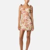 Winona Vaughn Tie Short Dress - Vintage Florals< Casual Dresses | Mini Dresses