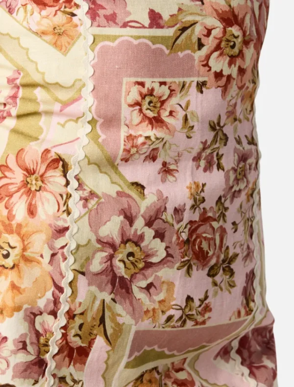 Winona Vaughn Tie Short Dress - Vintage Florals< Casual Dresses | Mini Dresses