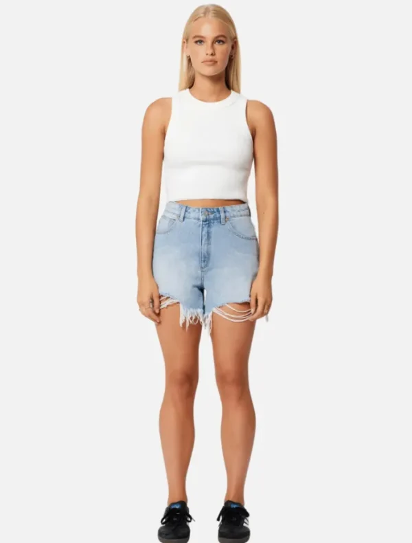 Abrand Venice Short - Cindy Rip< Casual Dresses | Mini Dresses